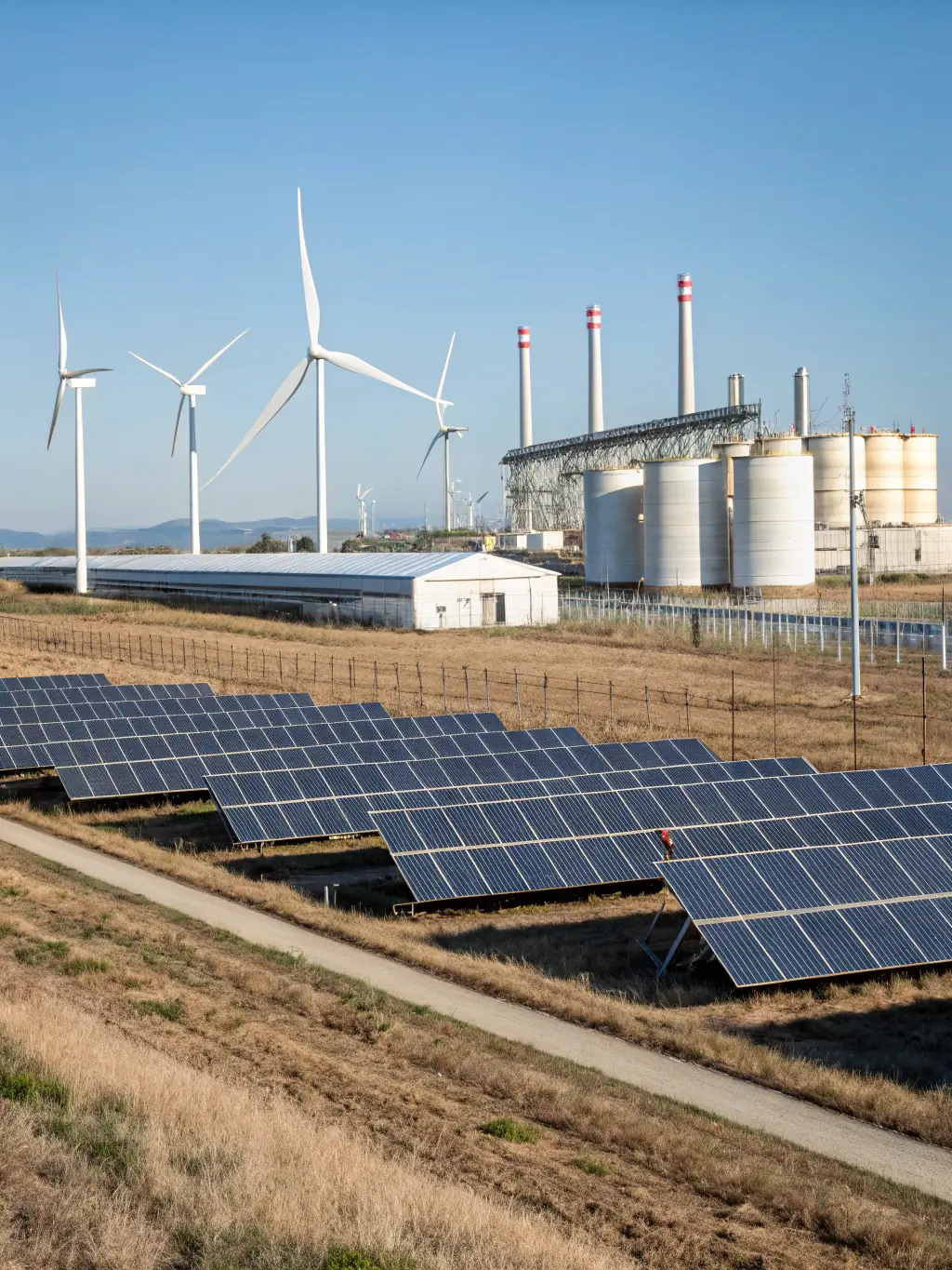 A picture of a solar panel installation in a rural community, powered by Nath Ojas's technology, illustrating the real-world impact of their research.